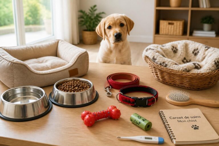 découvrez la liste essentielle des accessoires indispensables pour bien accueillir et prendre soin de votre chiot lors de son adoption.