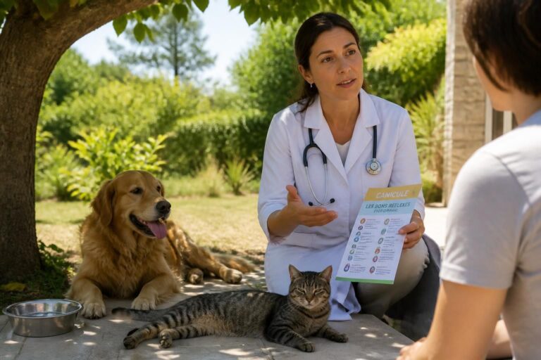 découvrez les conseils essentiels d'une vétérinaire pour protéger votre chien et votre chat des dangers de la canicule et assurer leur bien-être pendant la chaleur estivale.