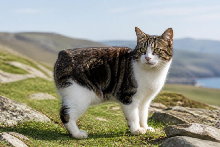 découvrez le chat manx, ce félin unique sans queue originaire de l'île de man, réputé pour son caractère affectueux et son apparence distinctive.