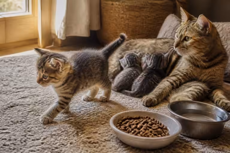 découvrez à quel âge et comment se déroule le sevrage du chaton, pour assurer une transition en douceur vers une alimentation solide et un développement sain.