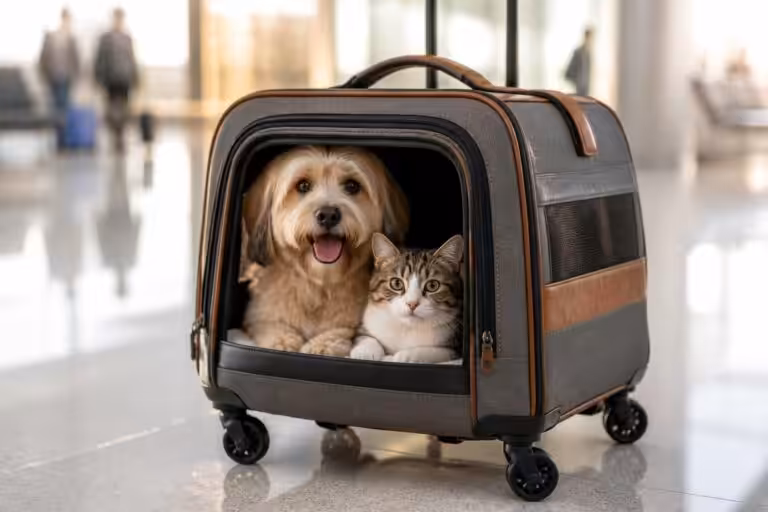 découvrez notre sac à roulettes innovant qui facilite le transport de vos chiens et chats. voyagez léger et sans douleur, pour des déplacements simples et confortables avec vos animaux de compagnie.
