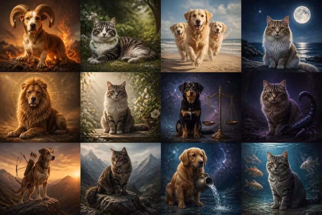 découvrez quel animal de compagnie, chien ou chat, correspond le mieux à votre signe astrologique et ce que cela révèle sur votre personnalité.