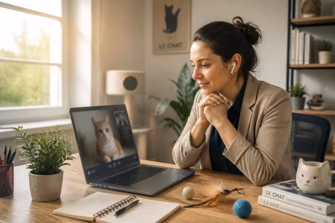 découvrez nos tarifs pour une consultation en ligne avec un comportementaliste pour chat, expert en bien-être félin.